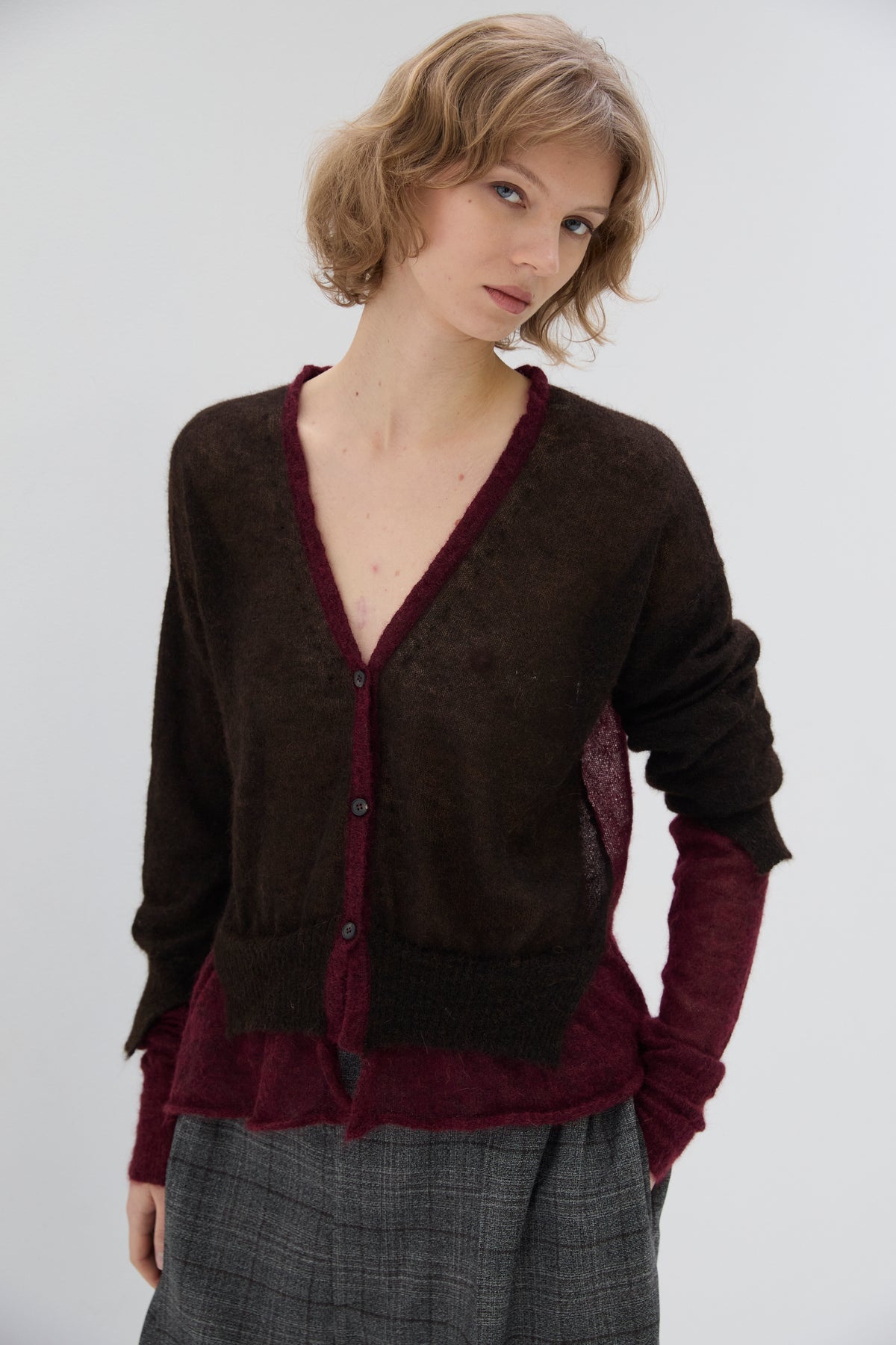 Cardigan Phisique Du Role bicolore
