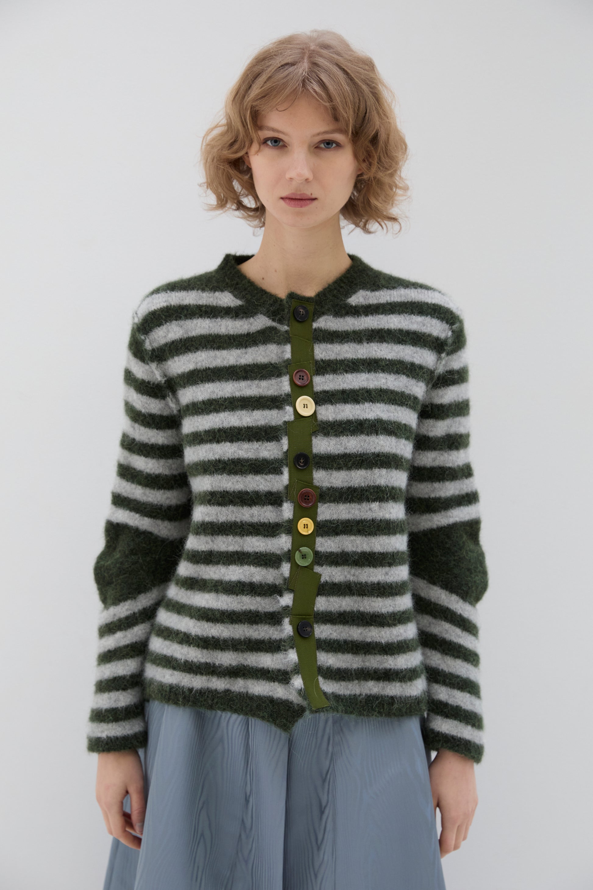 Cardigan Phisique Du Role righe army