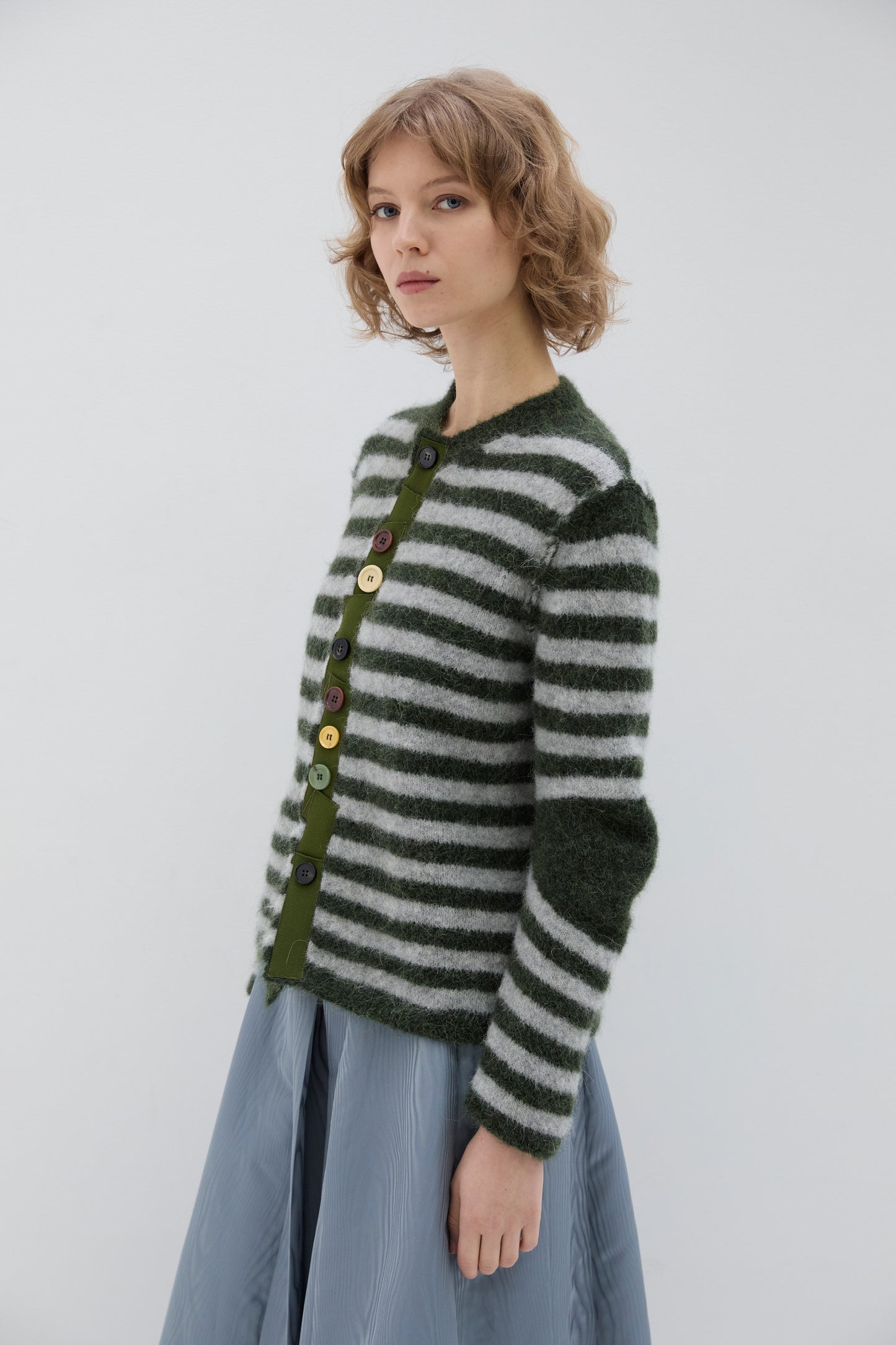 Cardigan Phisique Du Role righe army