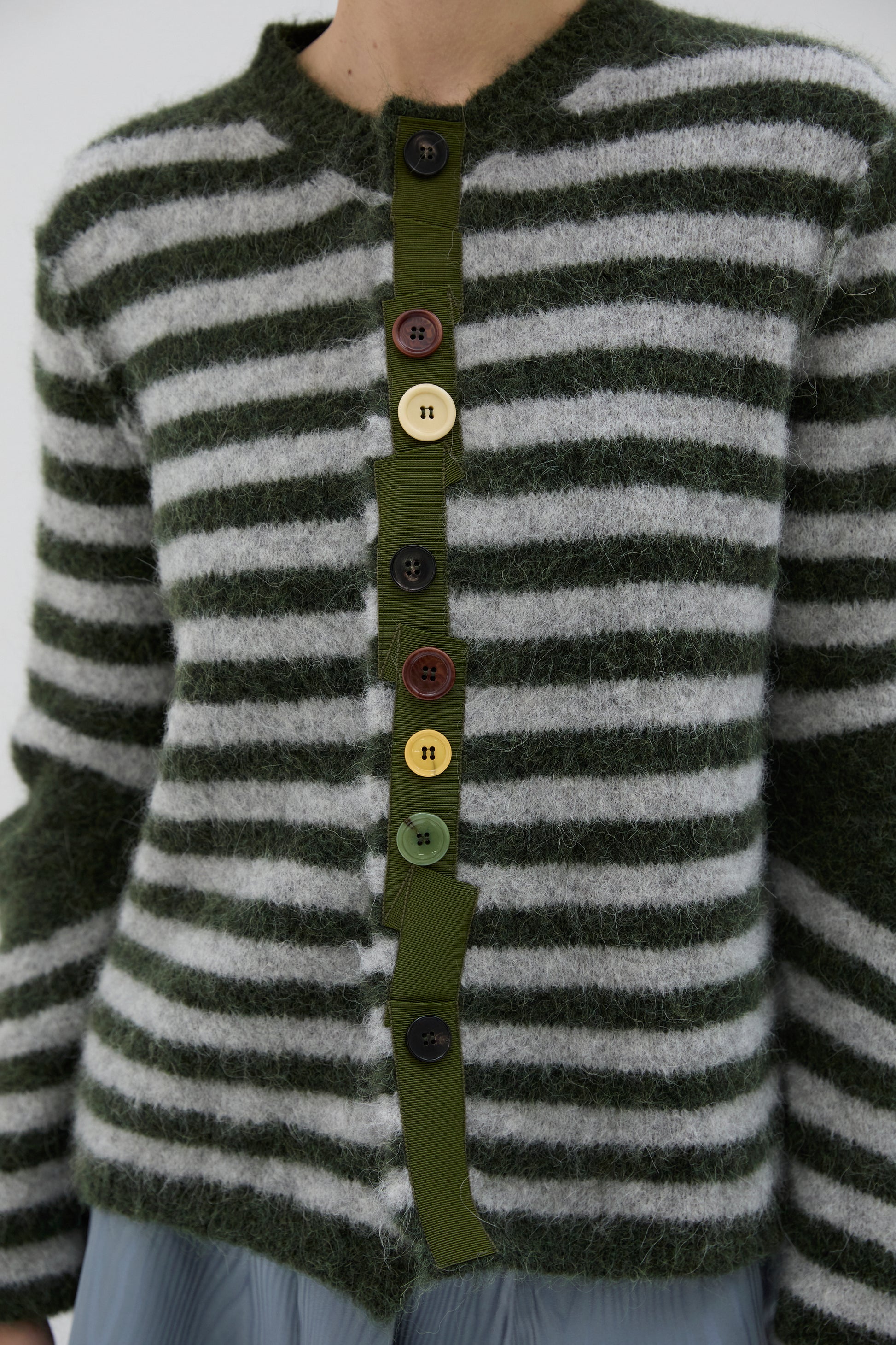 Cardigan Phisique Du Role righe army