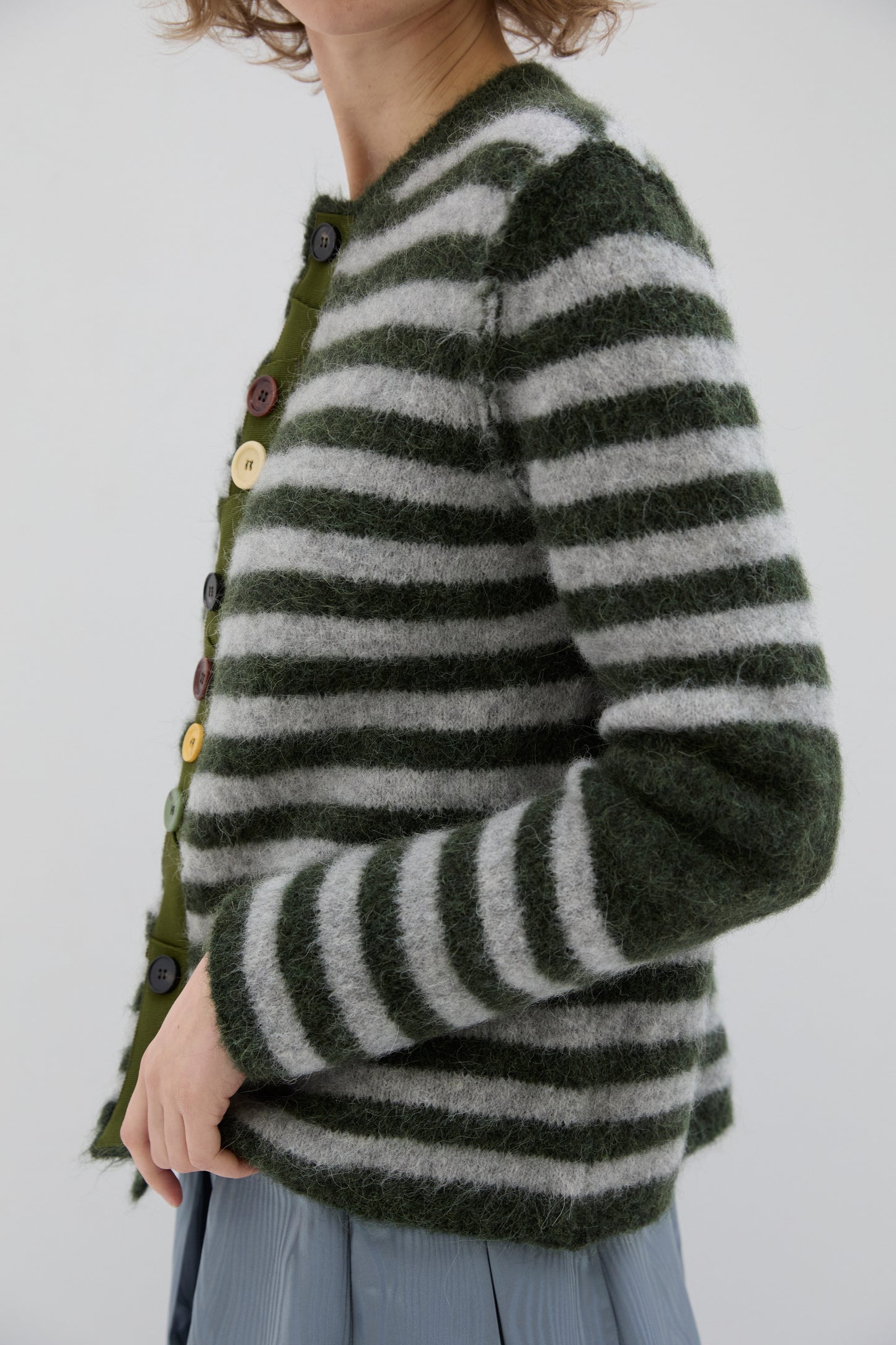 Cardigan Phisique Du Role righe army