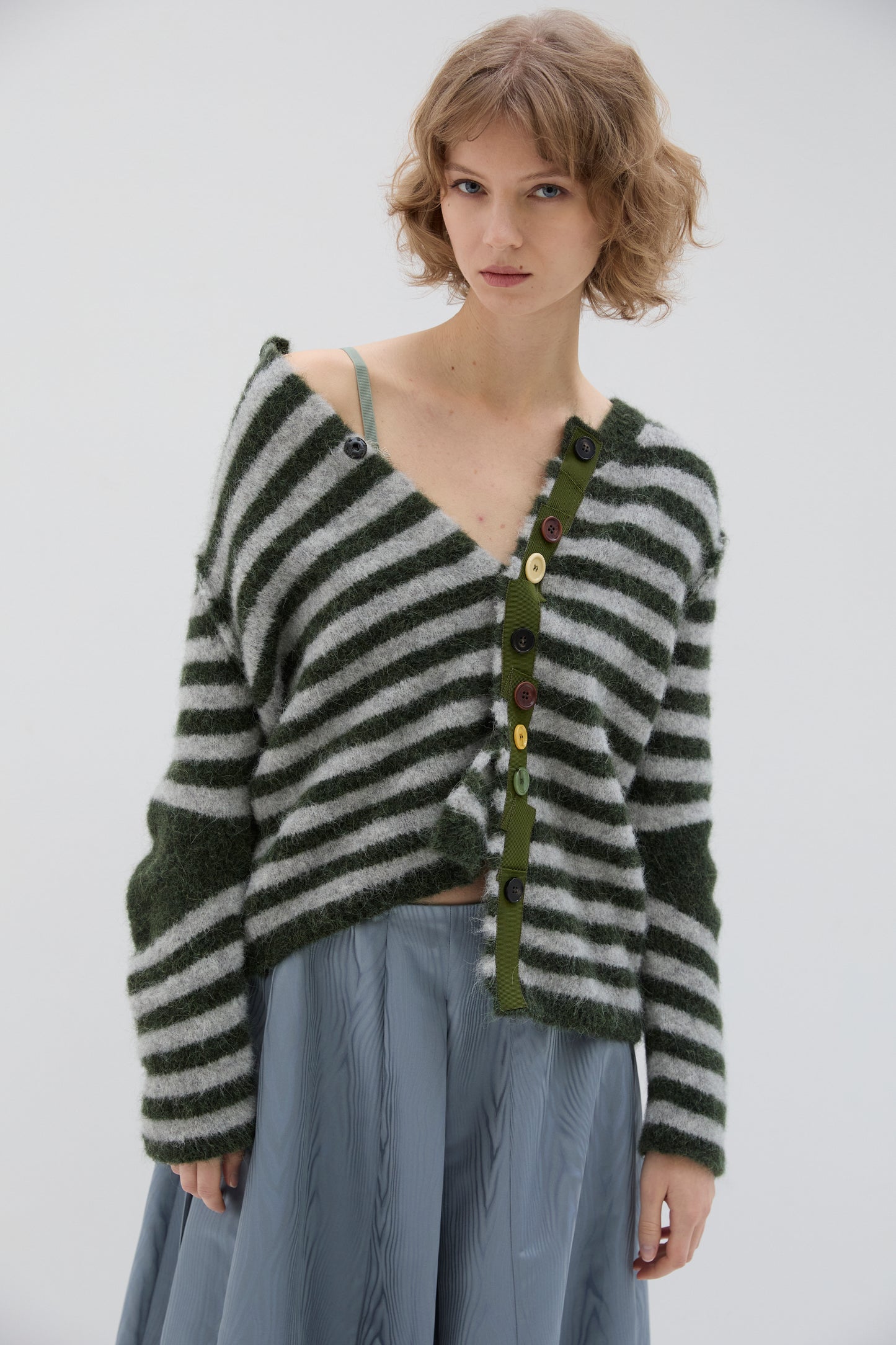 Cardigan Phisique Du Role righe army