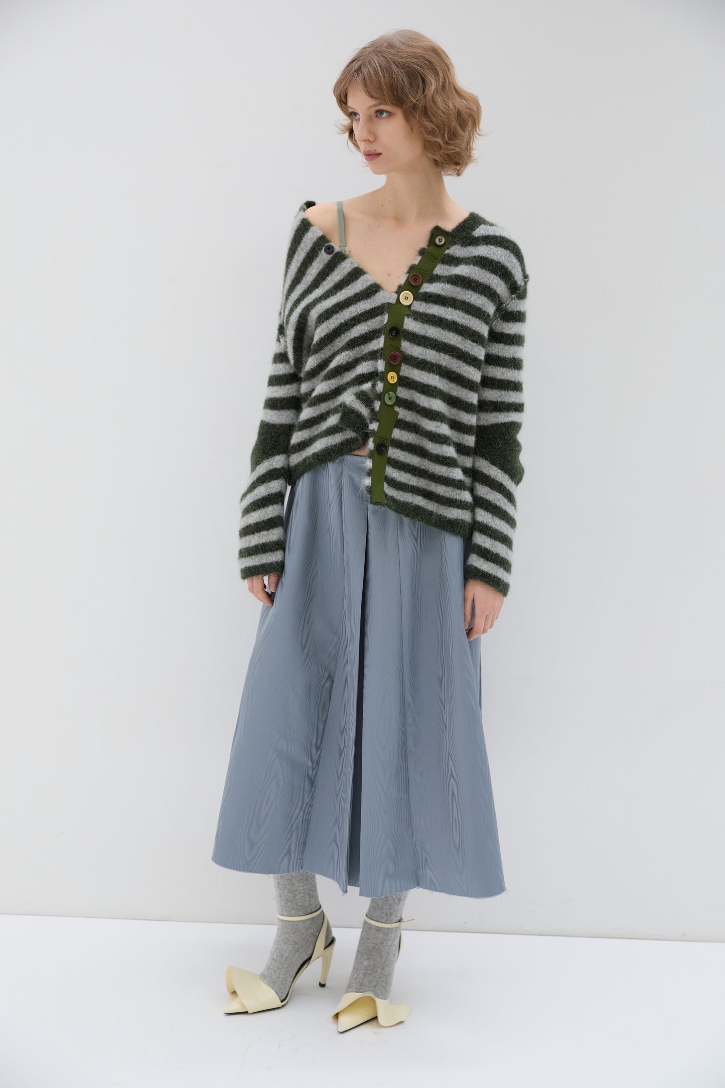 Cardigan Phisique Du Role righe army