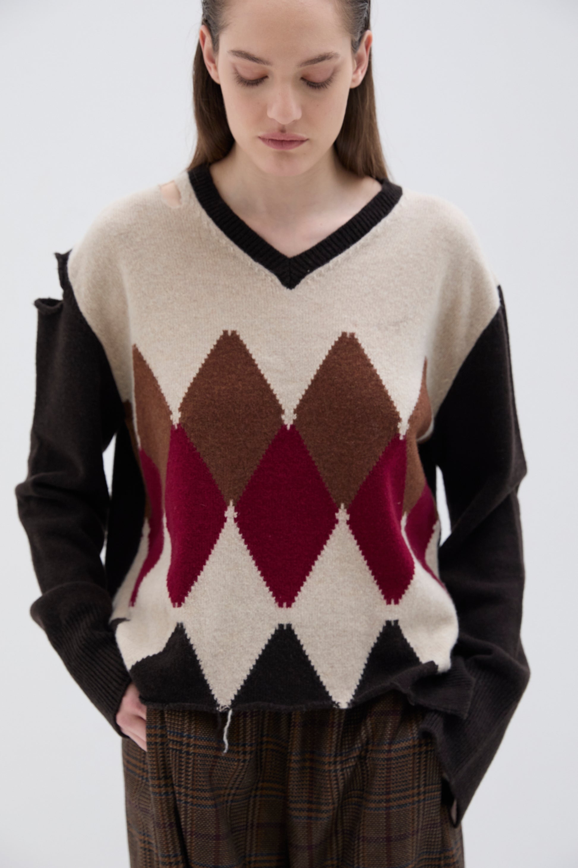 Cardigan Phisique Du Role righe army