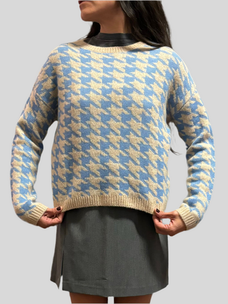 Maglione Absolut Cashmere Braeden Wheat/Cornflower