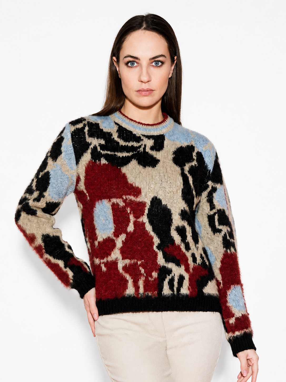 Maglione Flirt disegno astratto