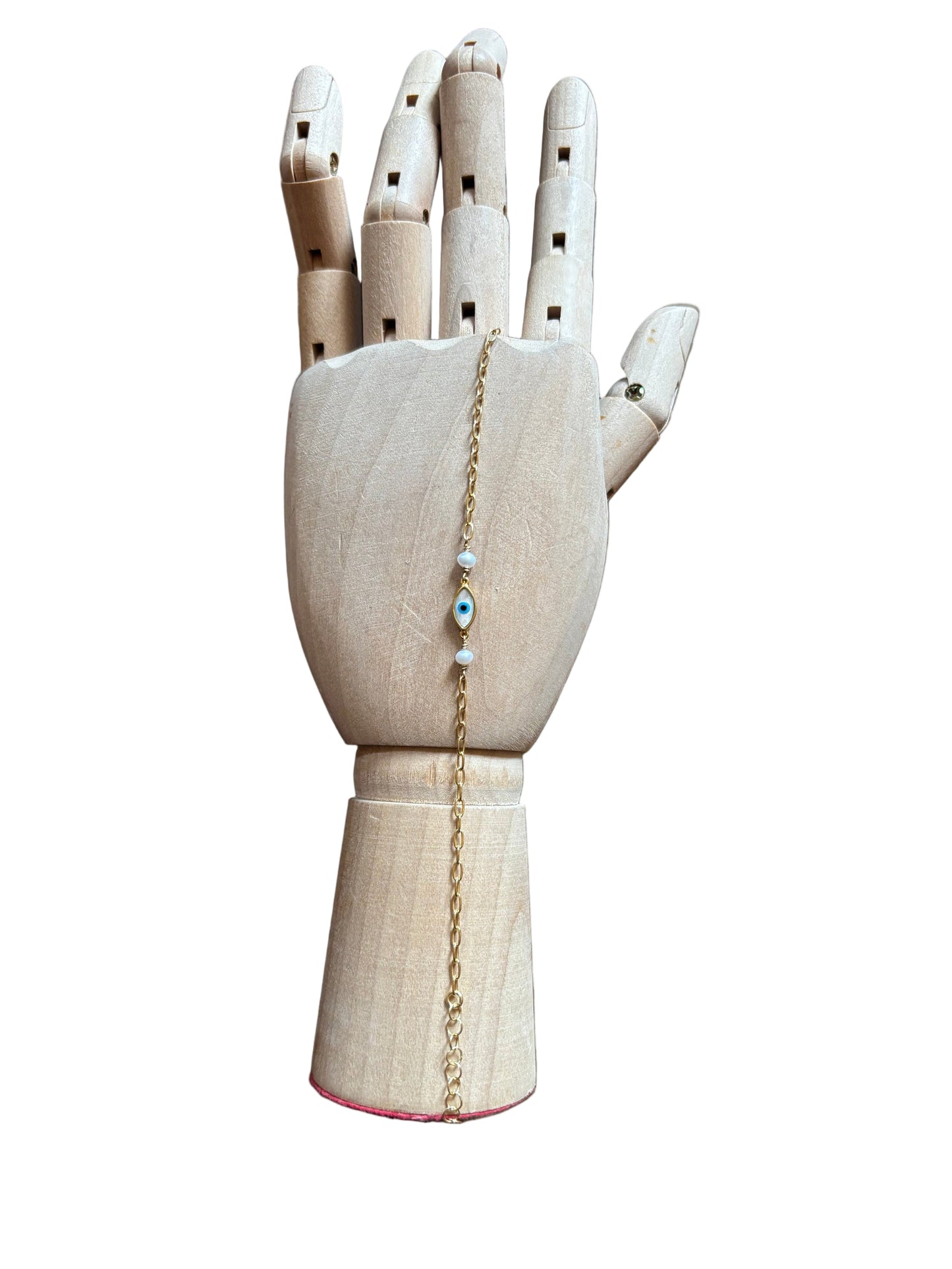 Bracciale Emmevi occhio e perle