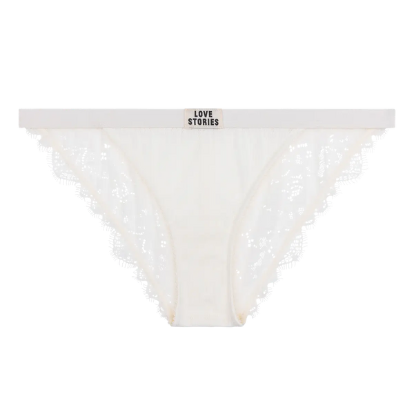 Slip Love Stories Wild Rose Off White