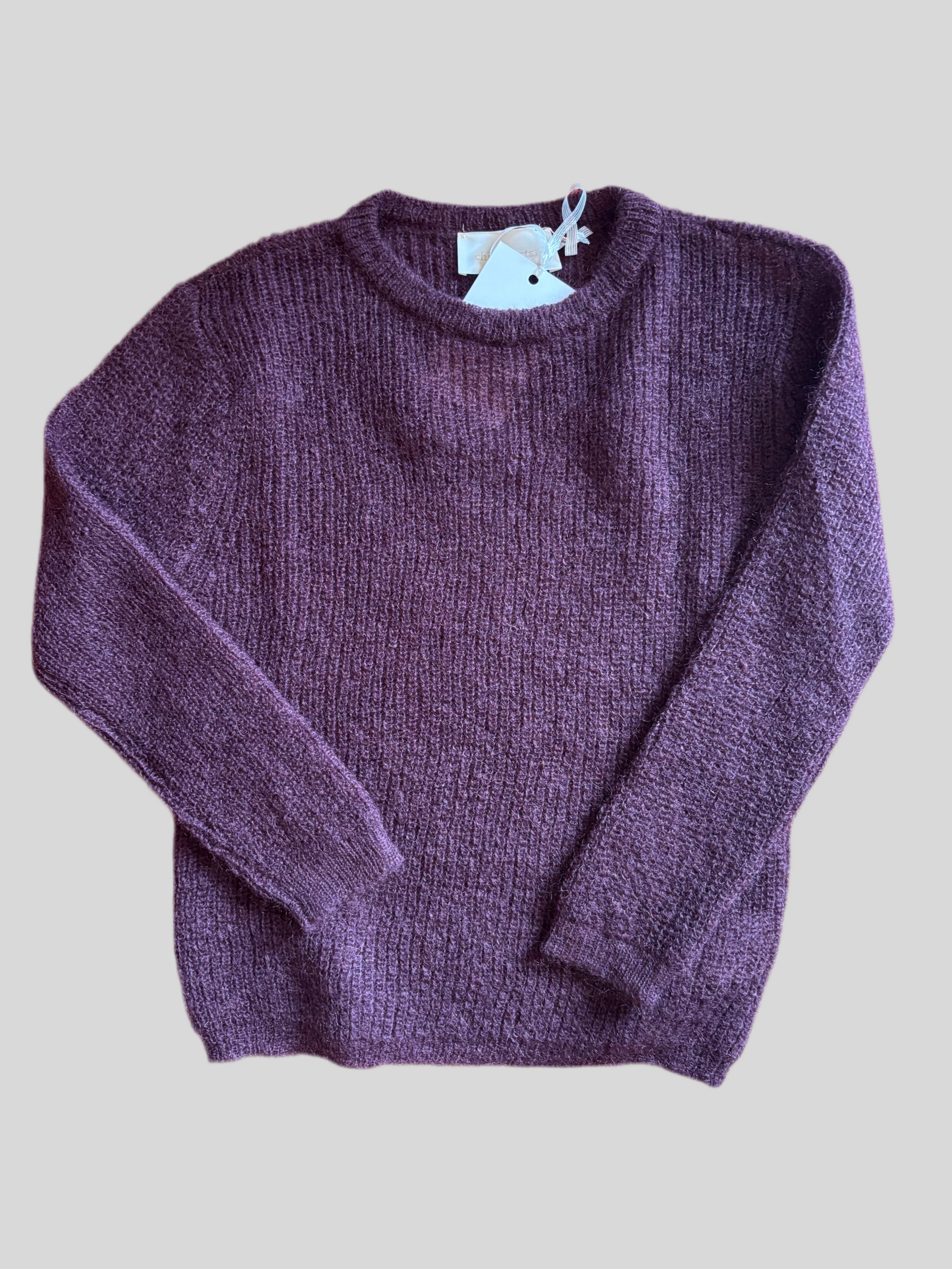Maglione Chiara Bertani melanzana