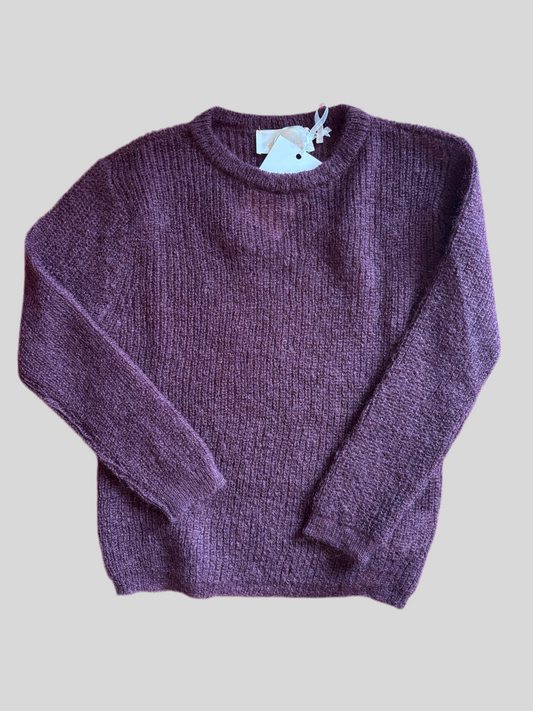 Maglione Chiara Bertani melanzana