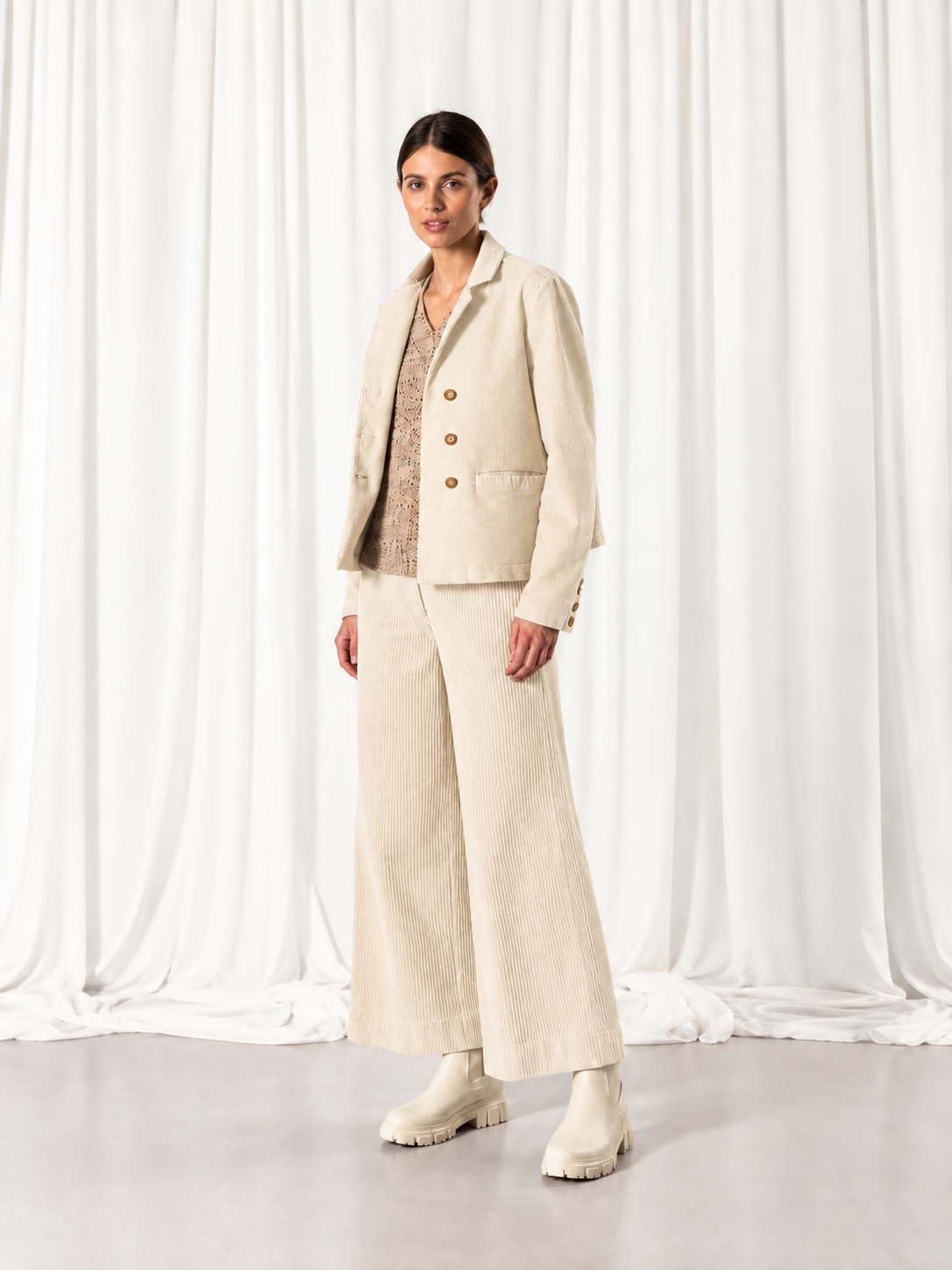 Pantalone TreBarraBi Paese Fracost fog