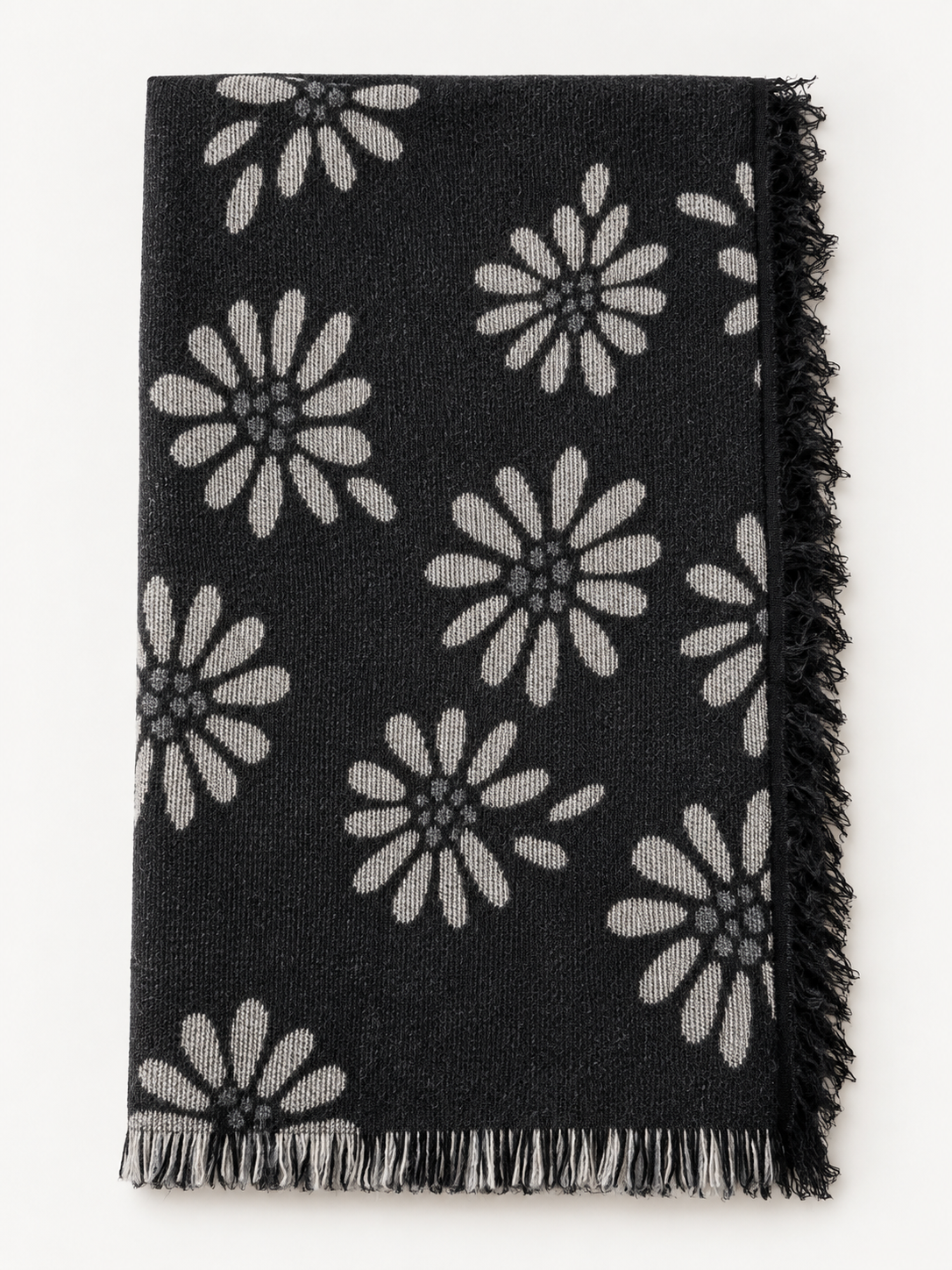 Sciarpa Flirt fiore nero