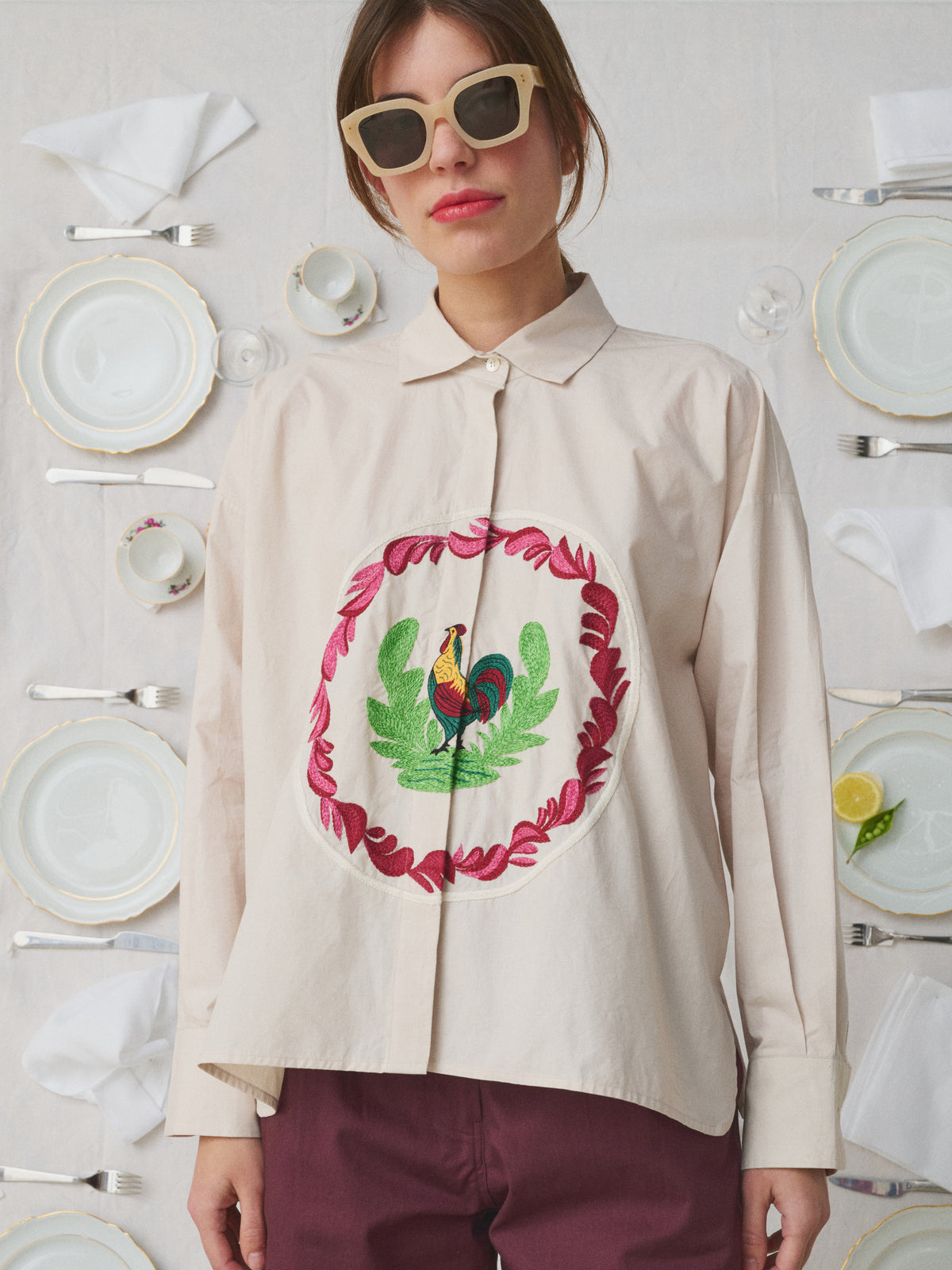 Camicia Mii Greta the table