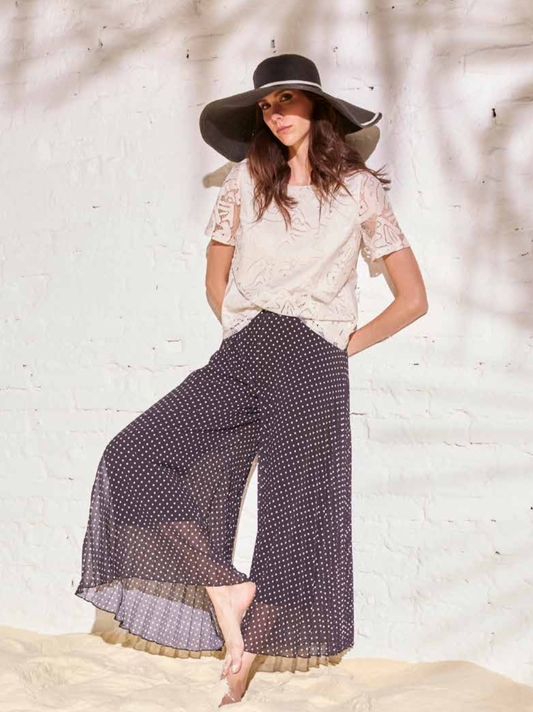 Gonna pantalone Flirt pois