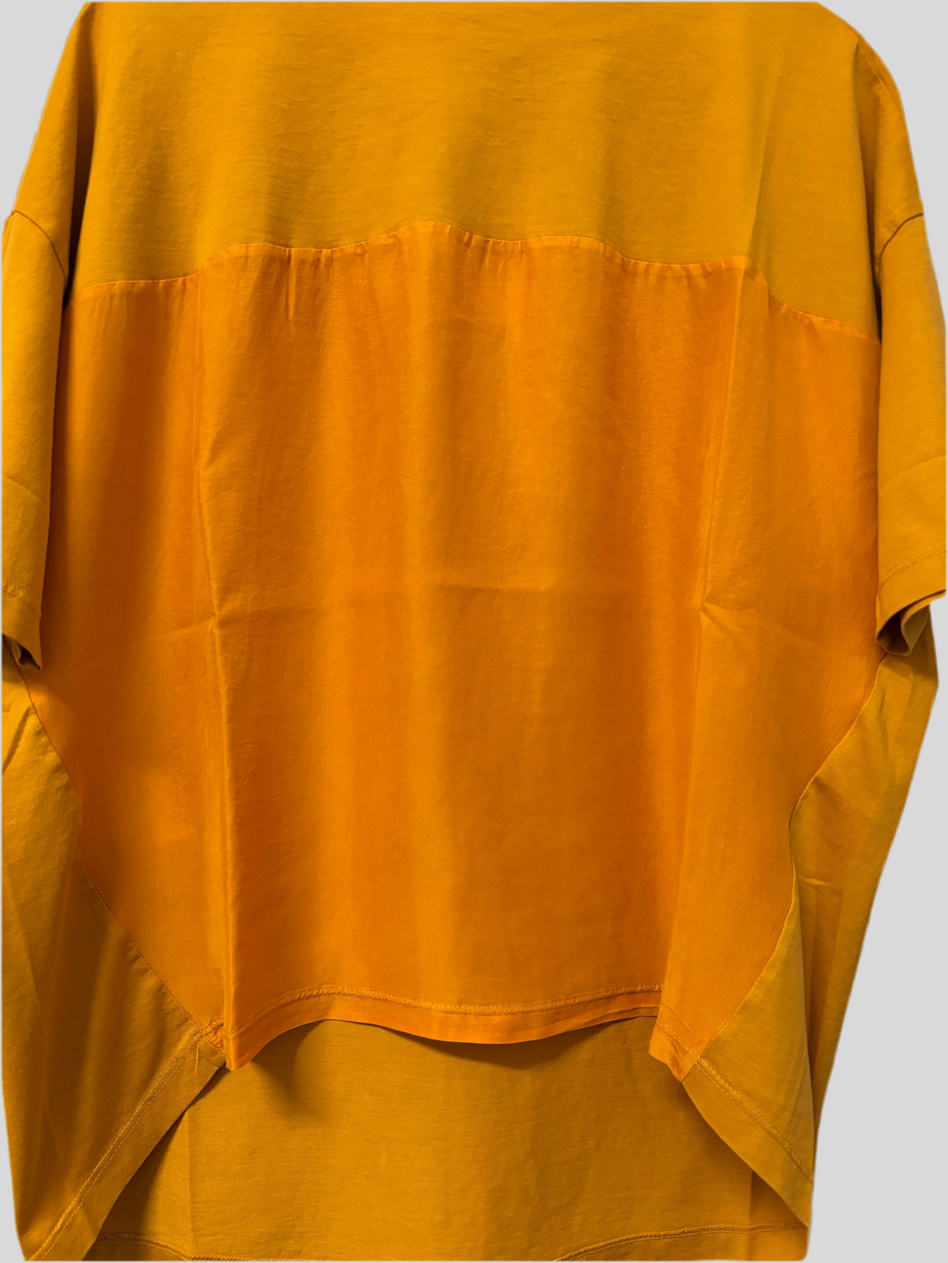 T-shirt TreBarraBi Tania Jmak Duck seta cotone arancio