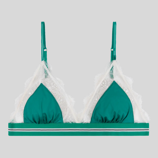 Bralette Love Stories Love Lace Green