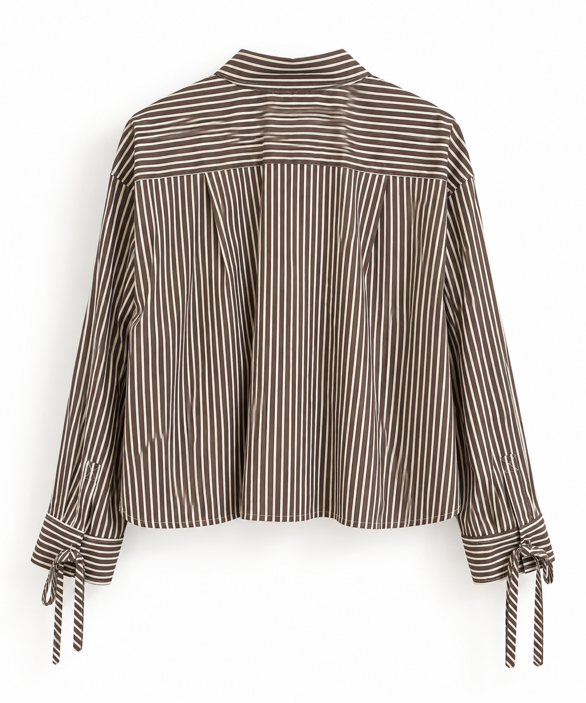 Camicia Laboratorio a righe marroni