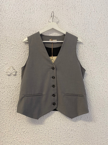 Gilet Flirt flanella grigio