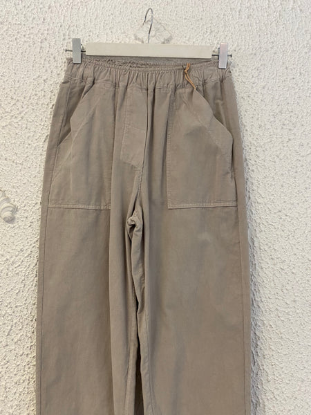 Pantalone Flirt velluto micro costa ghiaccio