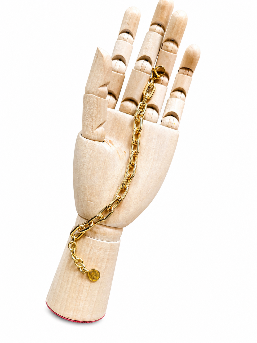 Bracciale Emmevi alluminio catena oro