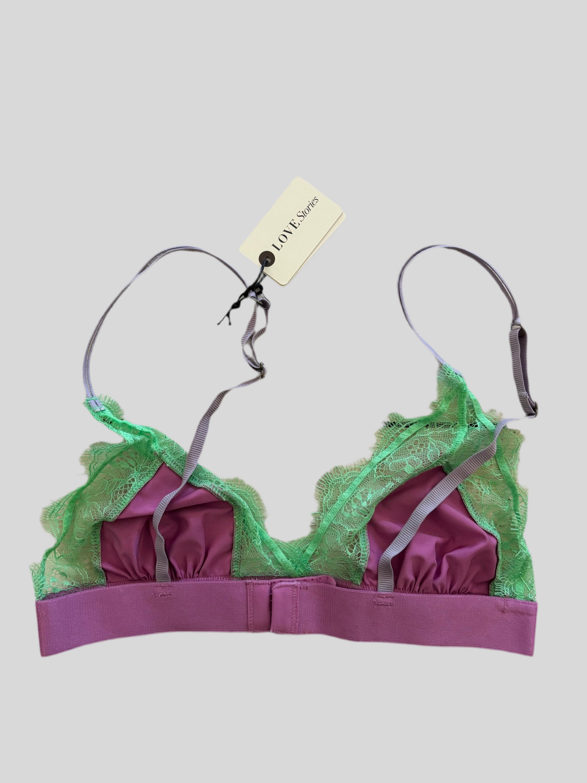 Bralette Love Stories Love Lace Purple