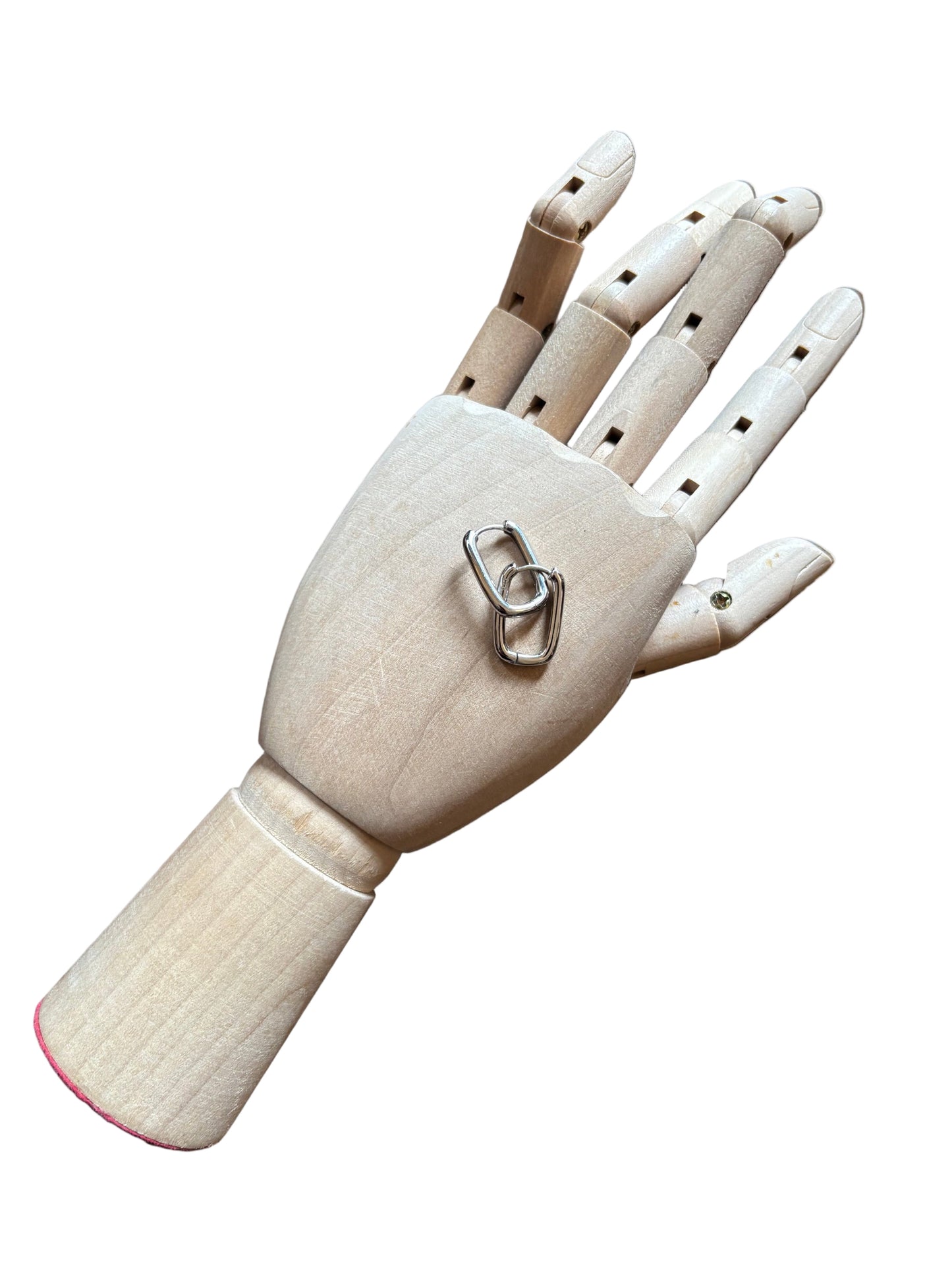 Orecchini Emmevi ovali bombati argento