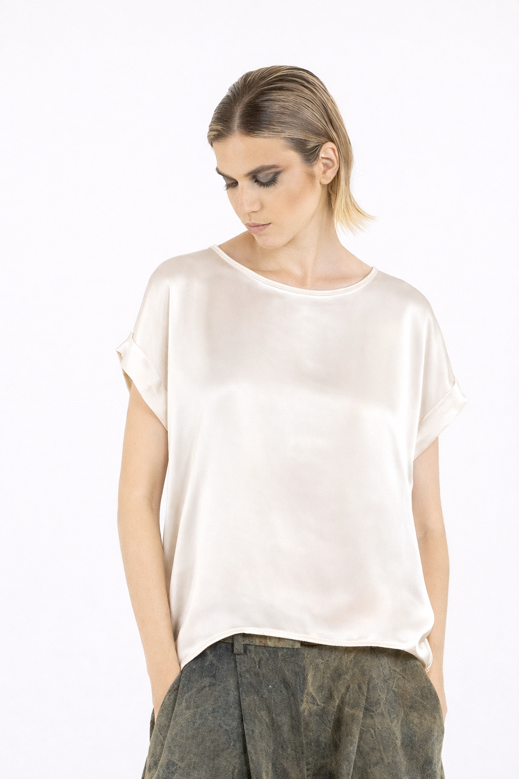 T-shirt Sanctamuerte Antique White