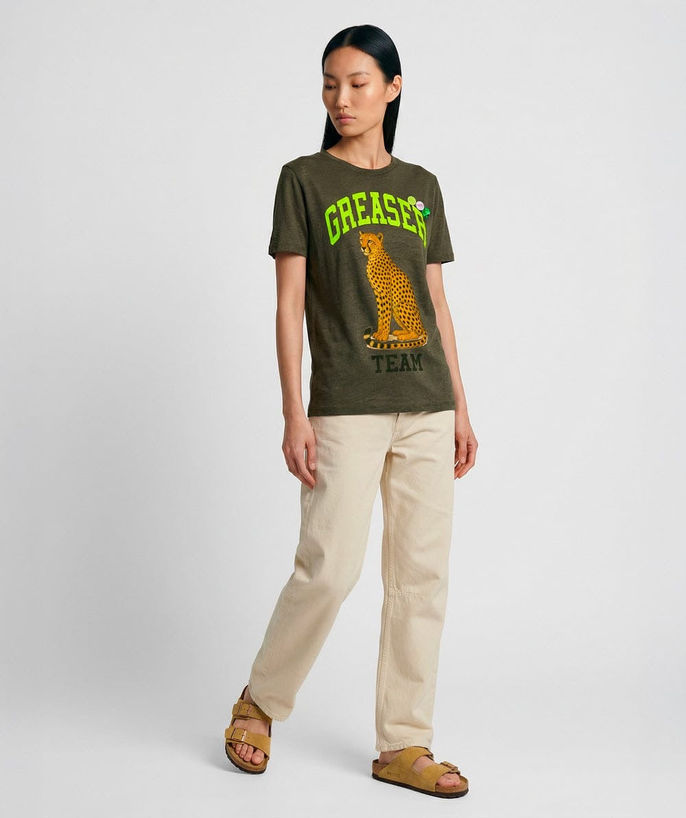 T-shirt Newtone Vee Greaser Kaki