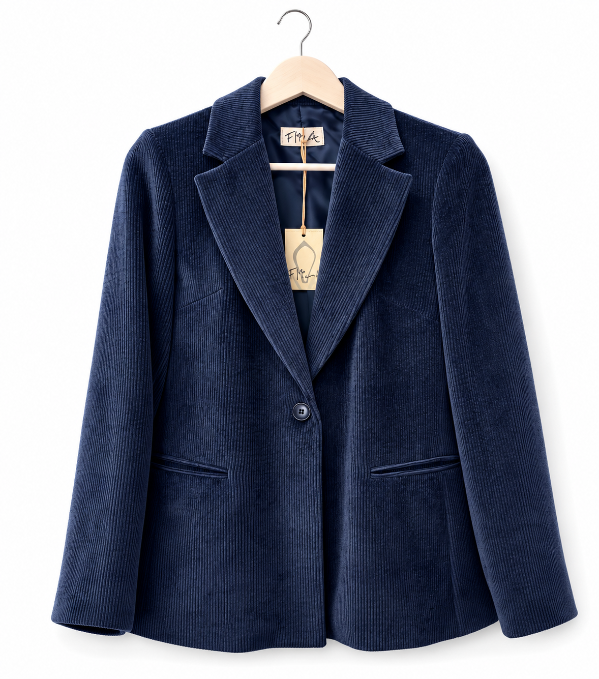 Giacca Flirt velluto blu