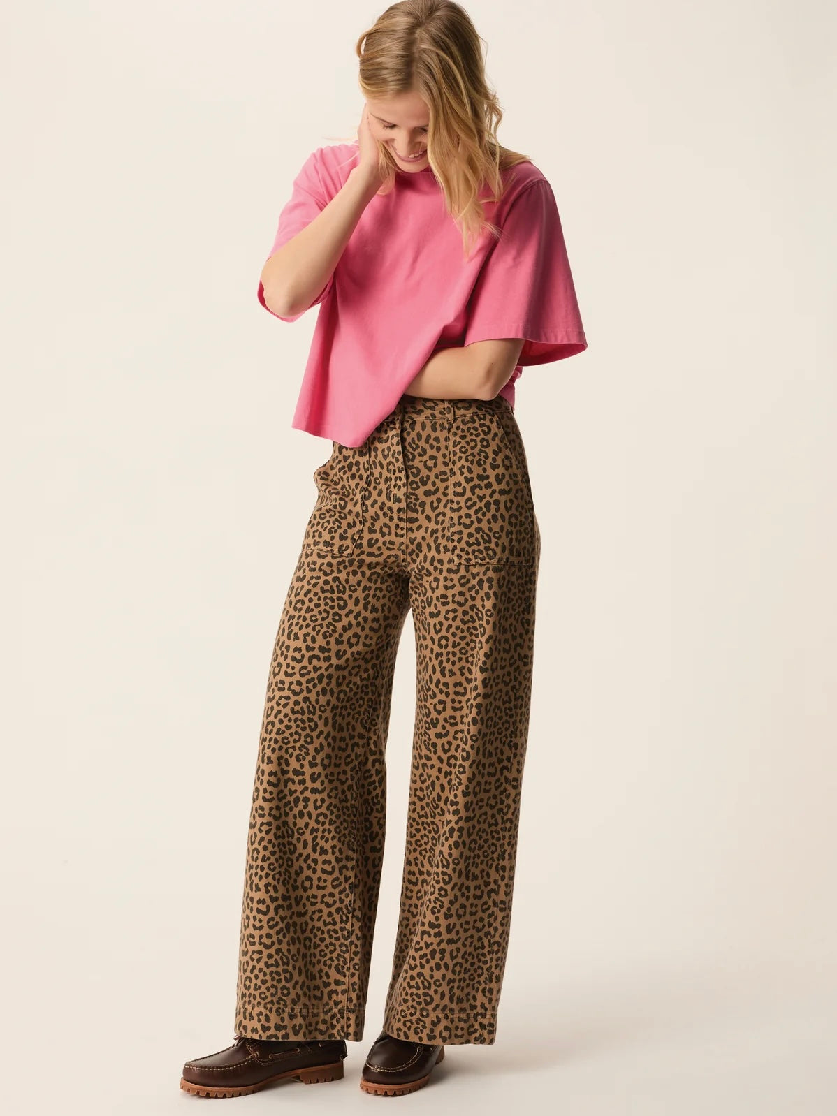 Pantalone Des Petits Hauts Saga Graou leopardato