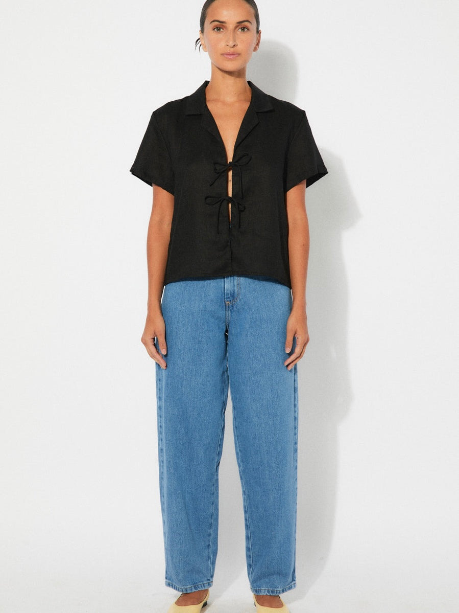 Camicia Rita Row Amber nera