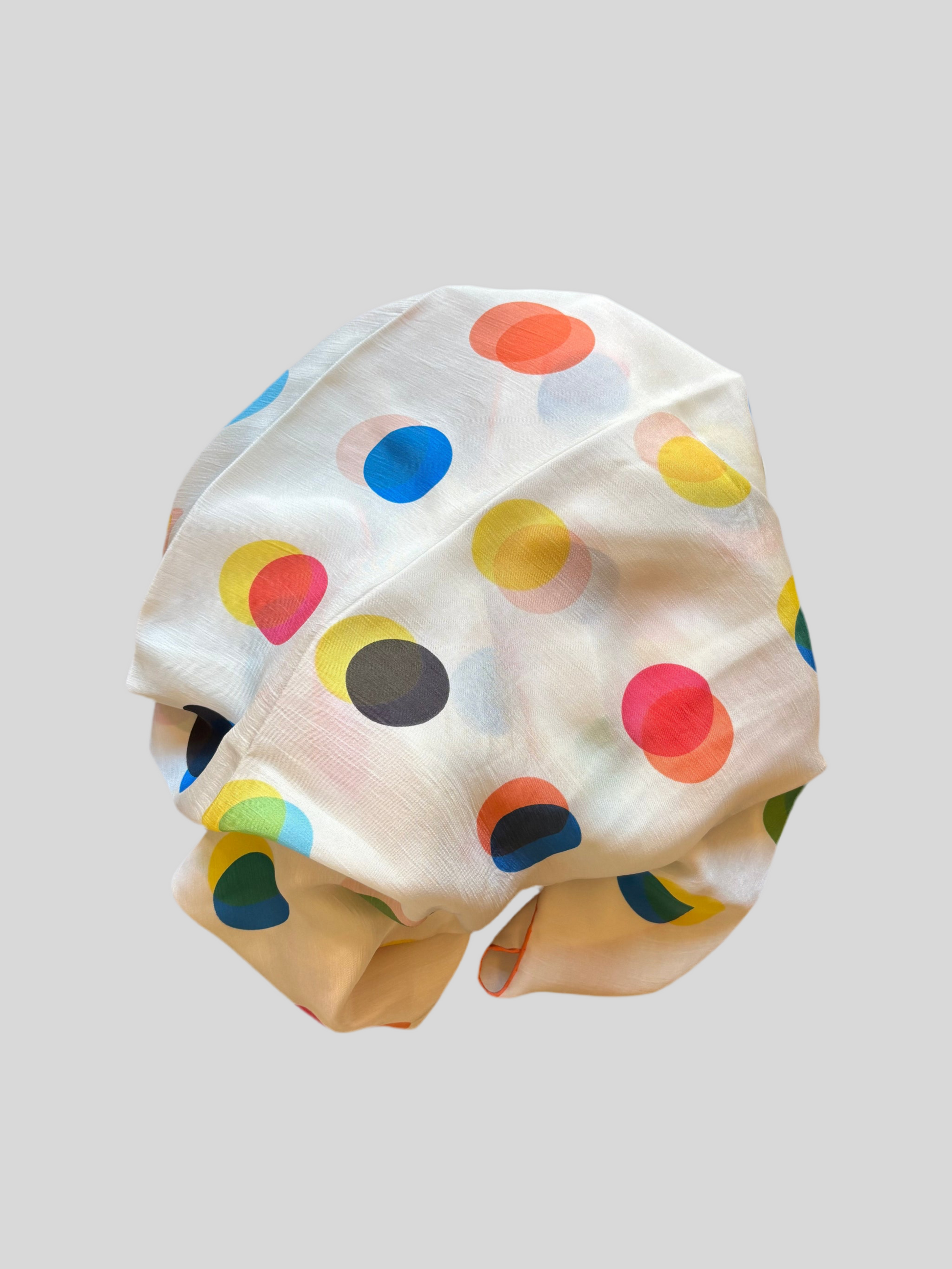 Foulard Mii Collection Le Nuancier a Pois multicolore seta