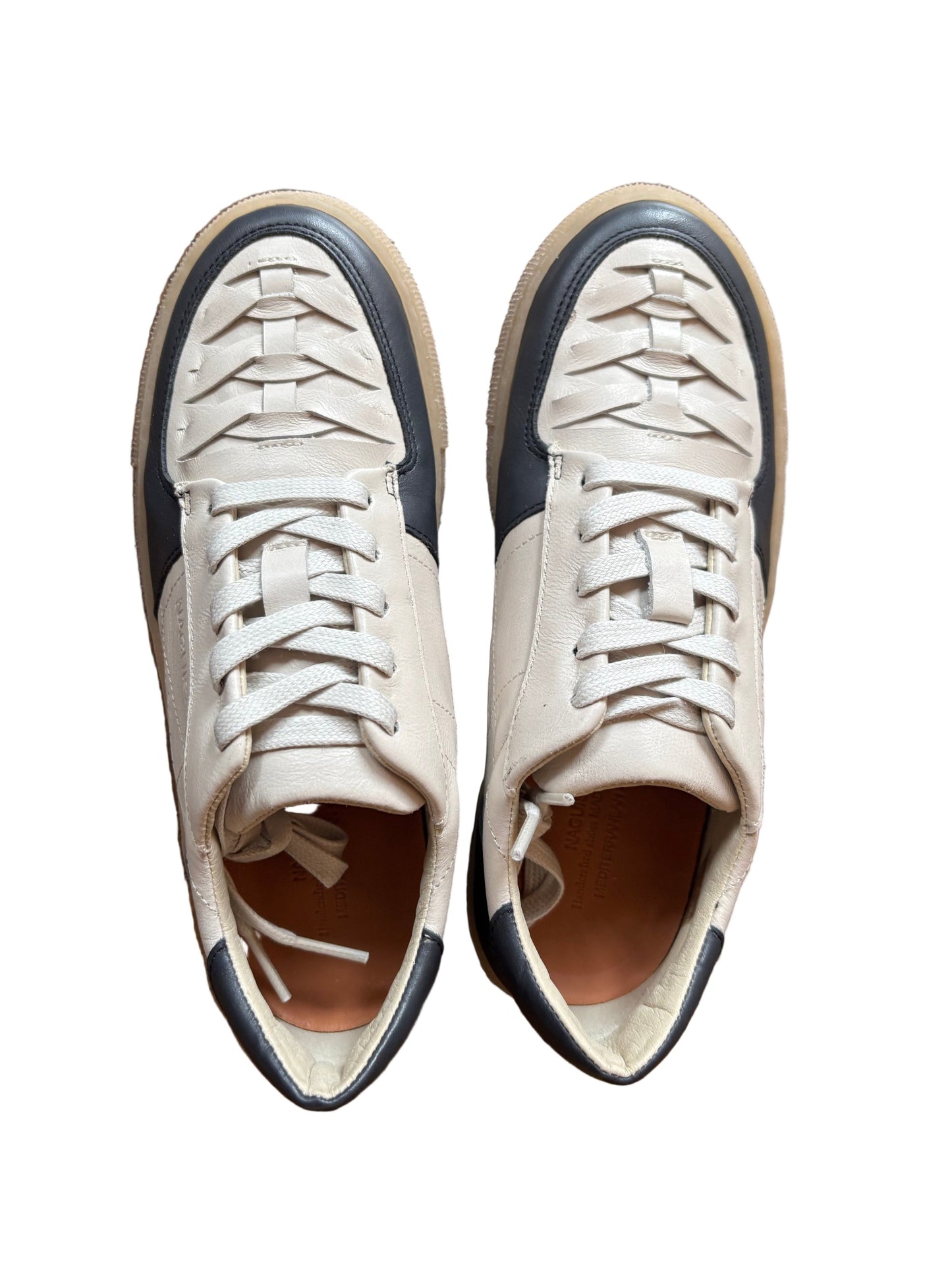 Sneaker Naguisa BAMBA ecru e grigio