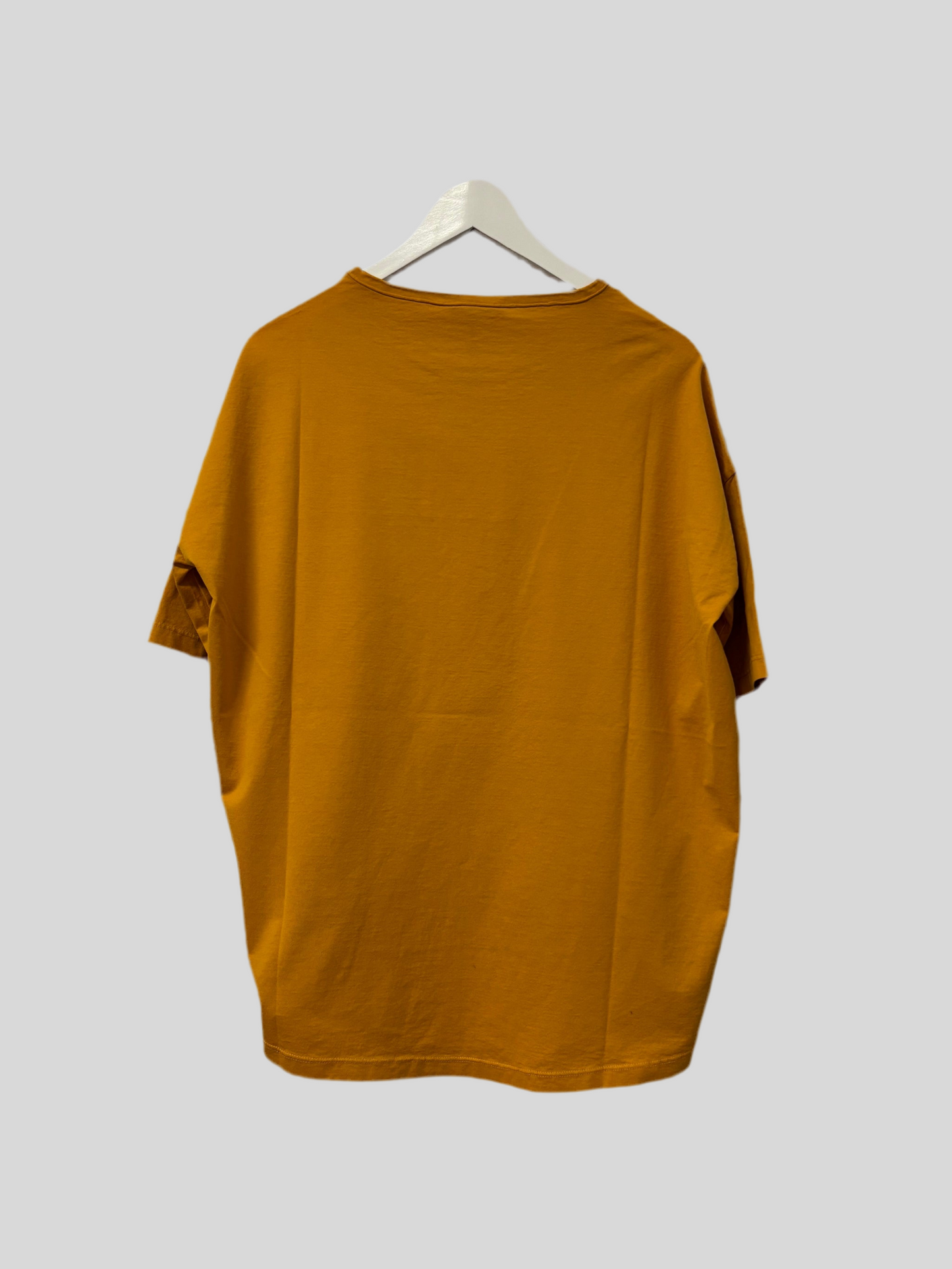 T-shirt TreBarraBi Tania Jmak Duck seta cotone arancio 