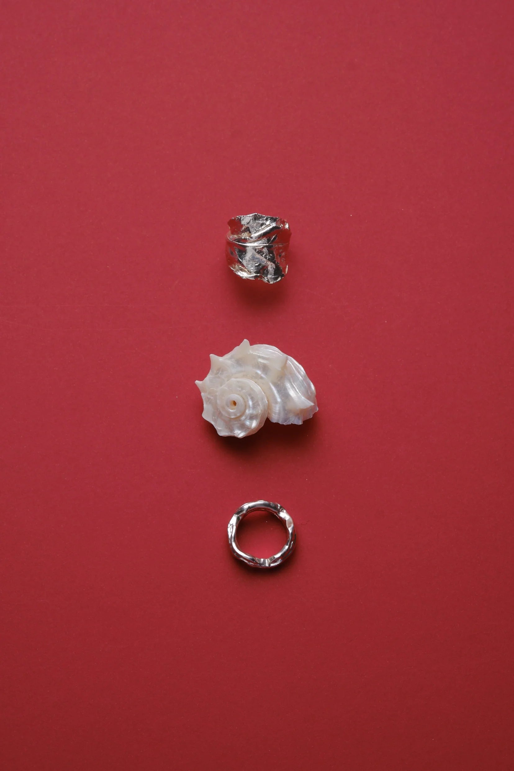 Anello Outerin Layered Earth Silver
