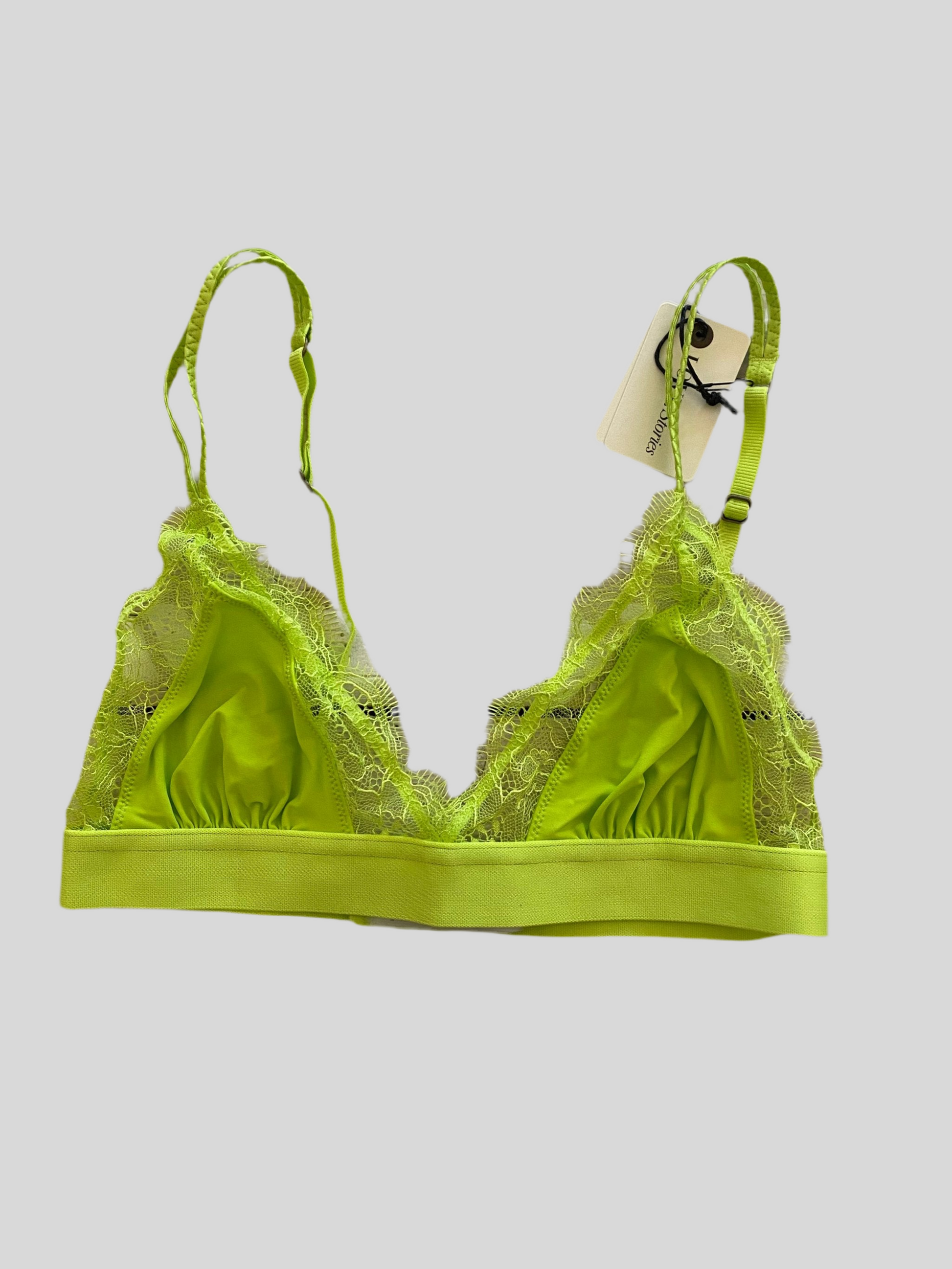 SPECIAL PRICE * Bralette Love Stories Love Lace lime