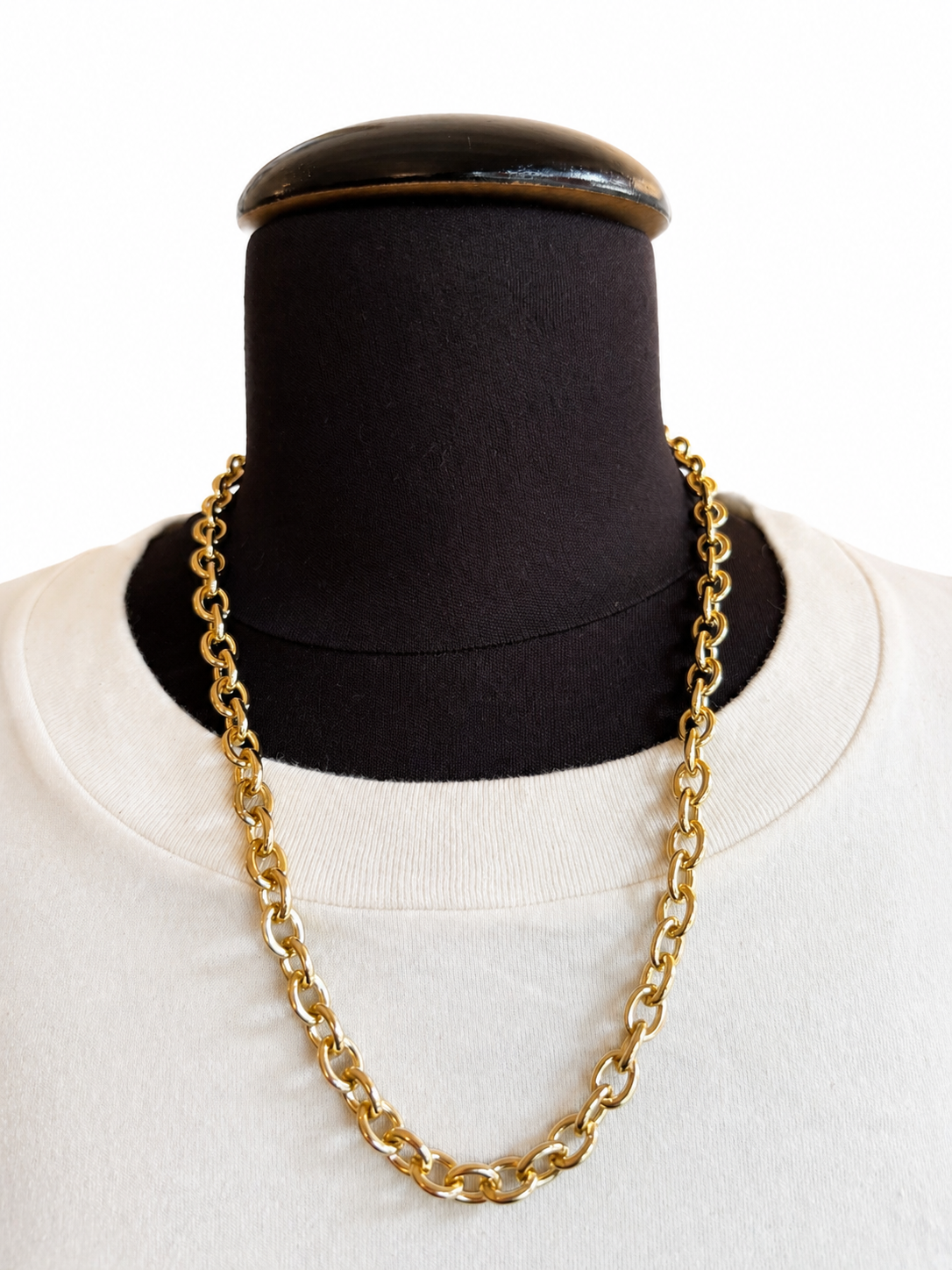 Collana Emmevi alluminio catena lunga oro