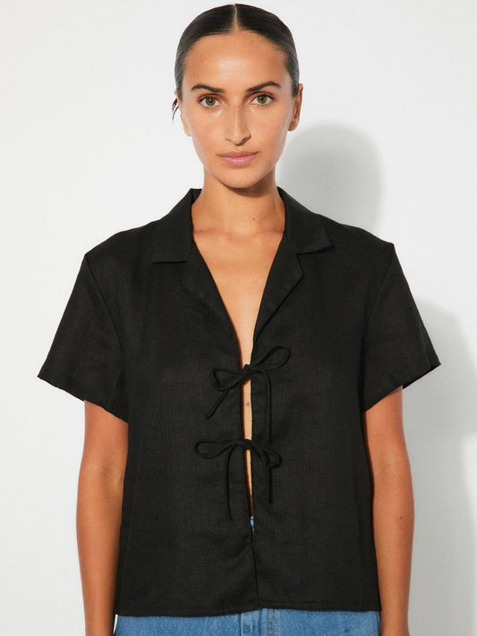Camicia Rita Row Amber nera