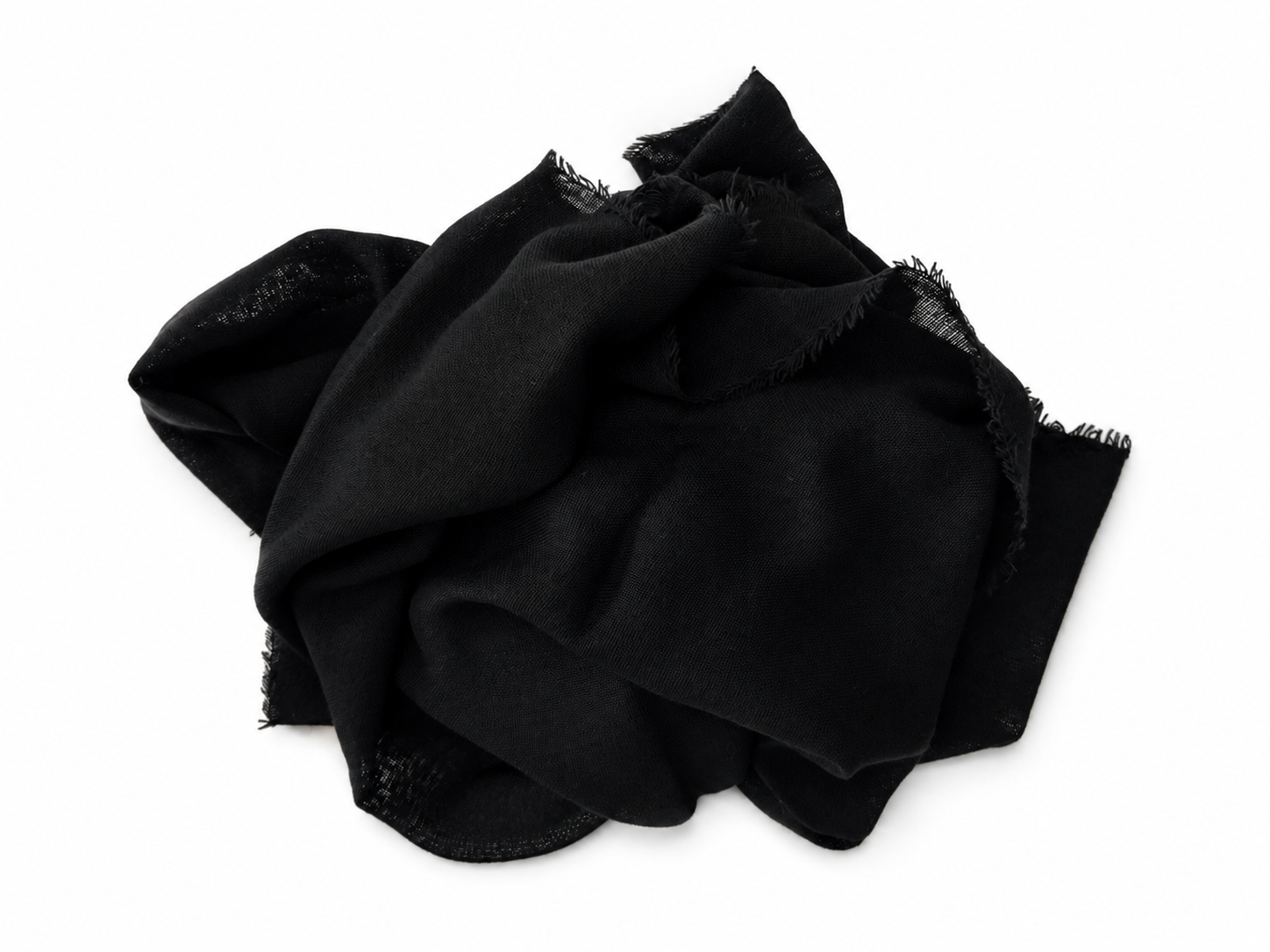 Sciarpa Flirt tinta unita nero
