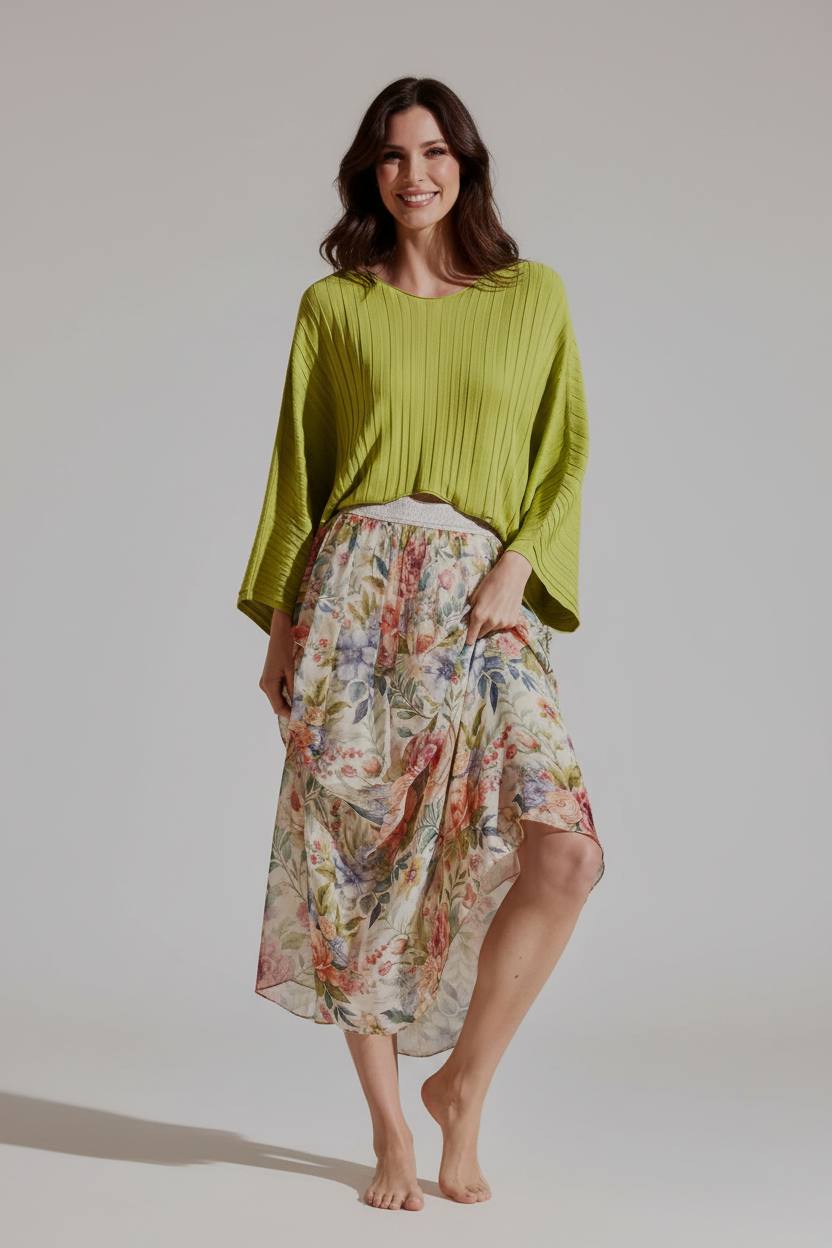 Gonna Flirt lunga fiori