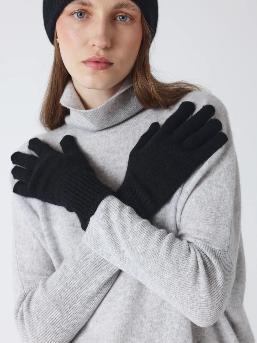 Guanti Absolut Cashmere Lorenza black