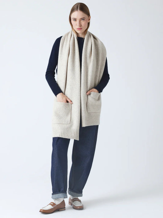 Sciarpa Absolut Cashmere Ilaria grey pearl