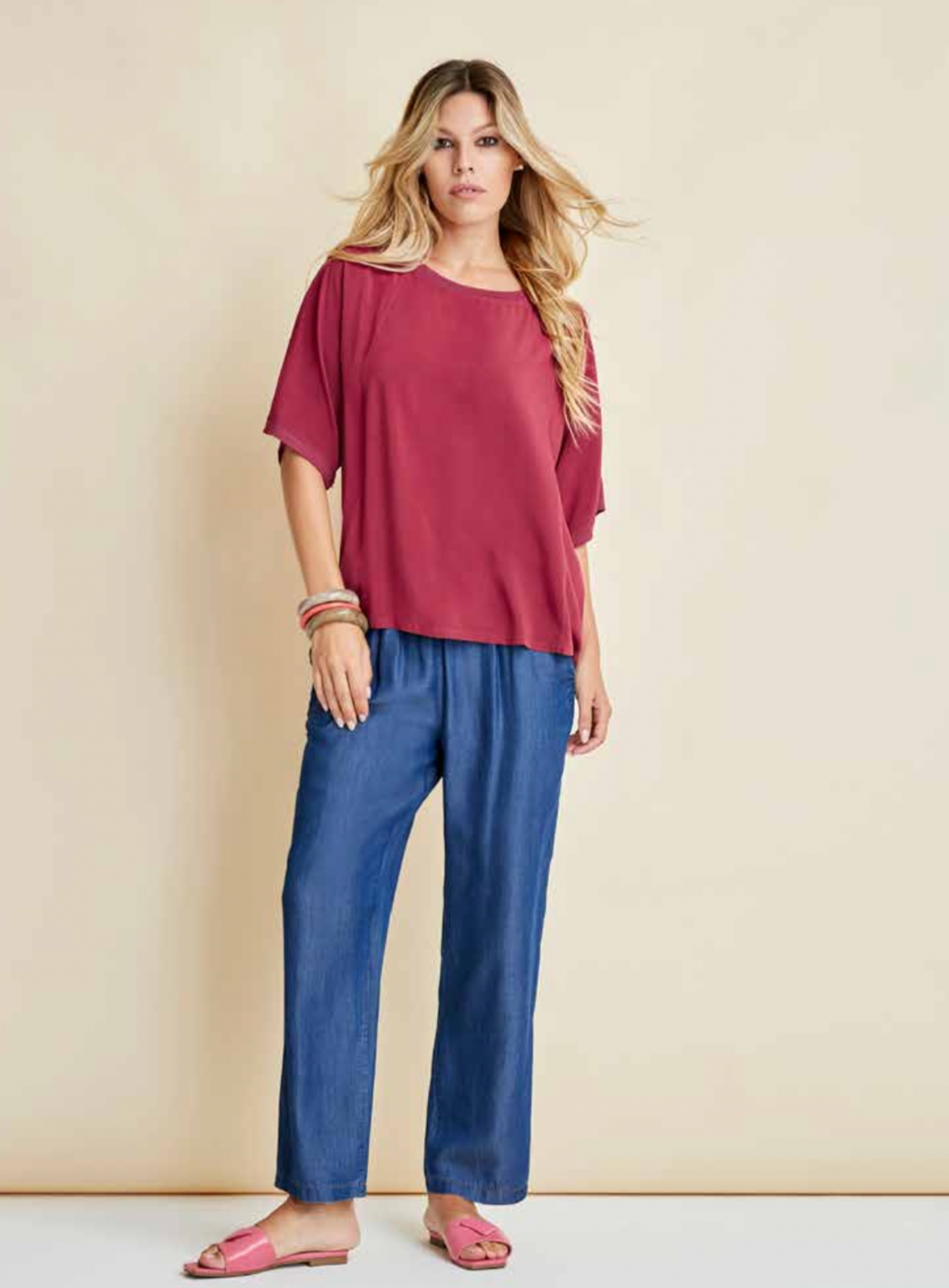T-shirt Flirt bordeaux