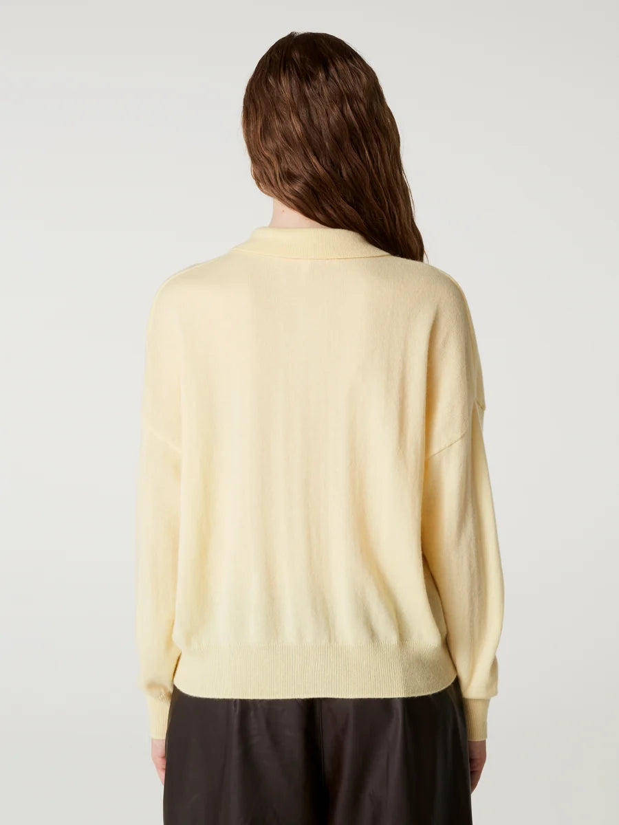 Cardigan Absolut Cashmere Majura light yellow