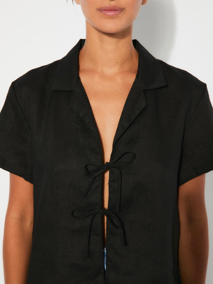 Camicia Rita Row Amber nera