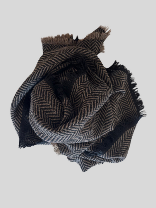 Sciarpa Flirt rescata nero e fango