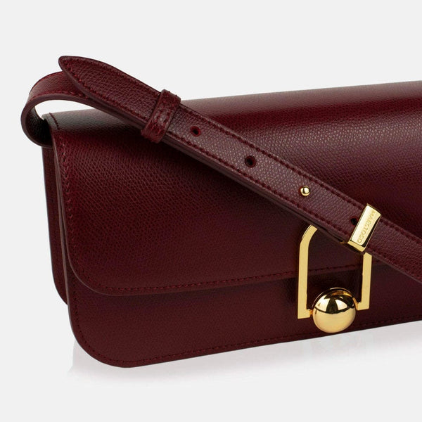 Borsa Maestoso Eon baguette bordeaux