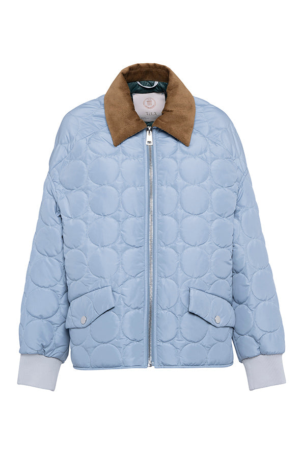 Giaccone Tela Bubble azzurro