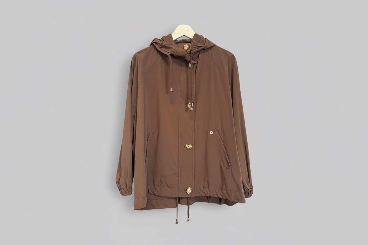 Giacca Flirt parka marrone tecnico