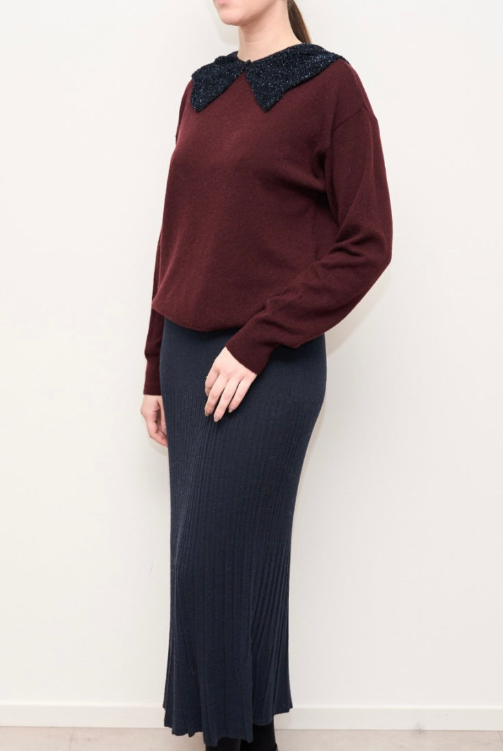 Gonna Chiara Bertani blu